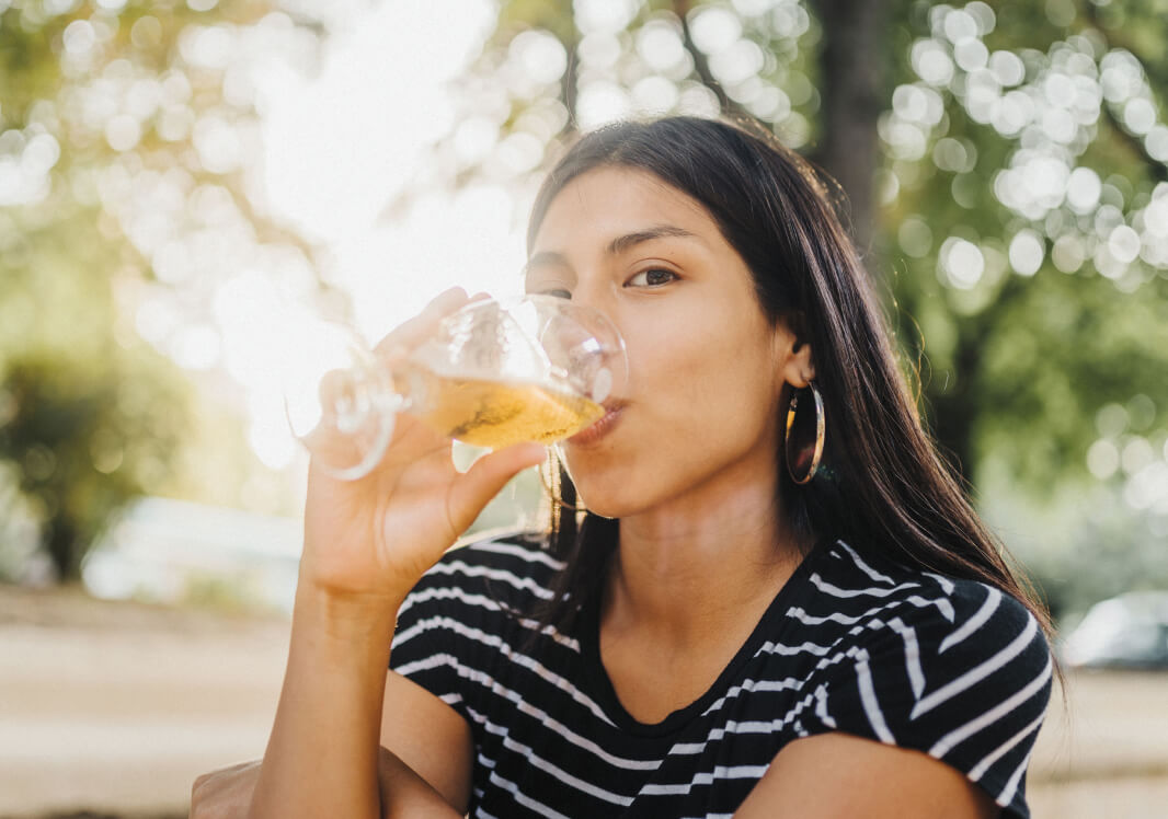 Girl at Brewery